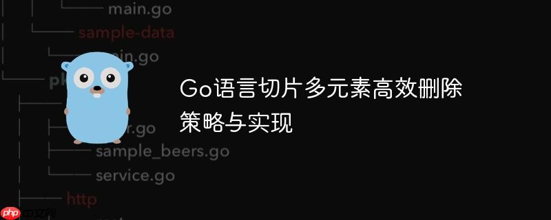 Go语言切片多元素高效删除策略与实现