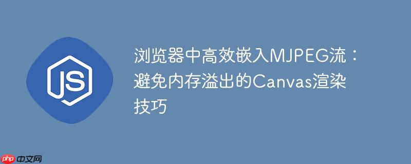 浏览器中高效嵌入MJPEG流：避免内存溢出的Canvas渲染技巧