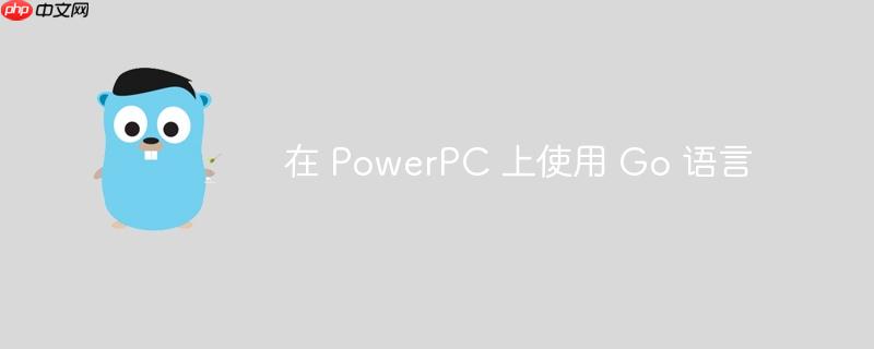 在 PowerPC 上使用 Go 语言