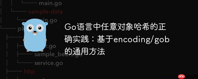 Go语言中任意对象哈希的正确实践：基于encoding/gob的通用方法