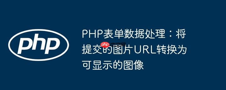 php表单数据处理：将提交的图片url转换为可显示的图像