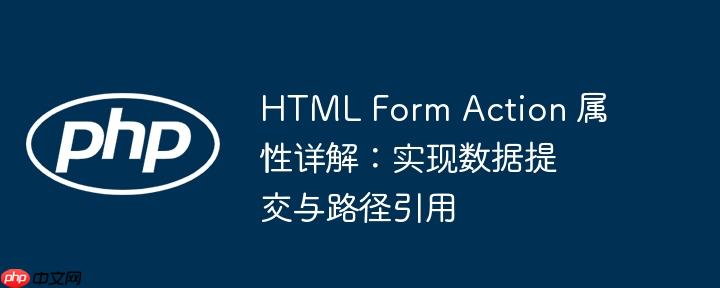 html form action 属性详解：实现数据提交与路径引用