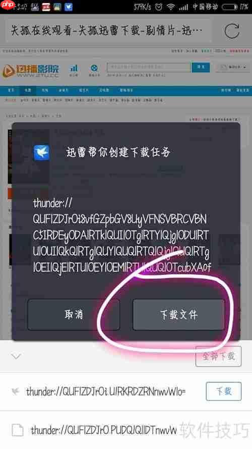 手机迅播影院下载电影教程