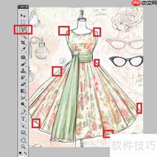 Photoshop CS4改服装颜色技巧