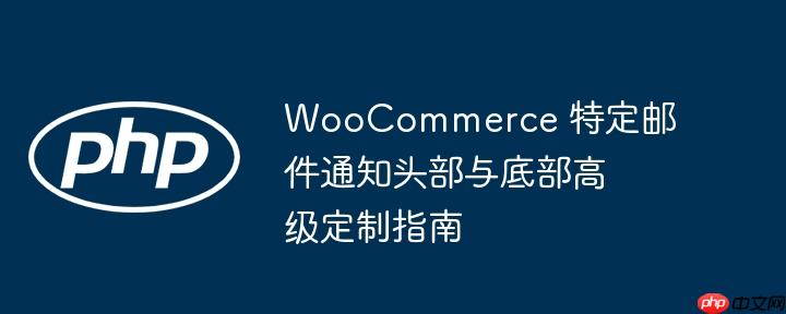 WooCommerce 特定邮件通知头部与底部高级定制指南