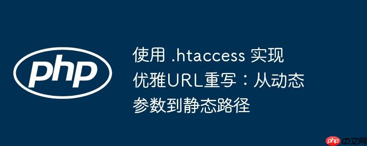 使用 .htaccess 实现优雅URL重写：从动态参数到静态路径