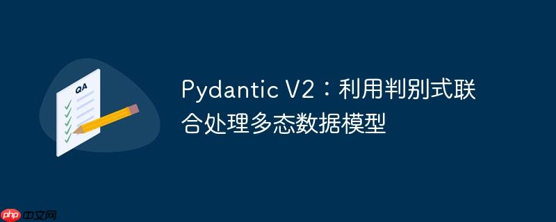 Pydantic V2：利用判别式联合处理多态数据模型