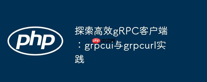 探索高效gRPC客户端：grpcui与grpcurl实践