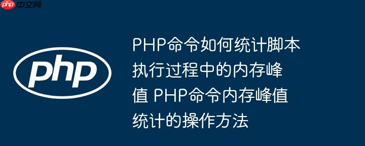 PHP命令如何统计脚本执行过程中的内存峰值 PHP命令内存峰值统计的操作方法