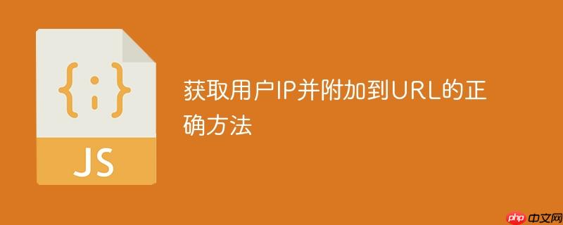 获取用户IP并附加到URL的正确方法