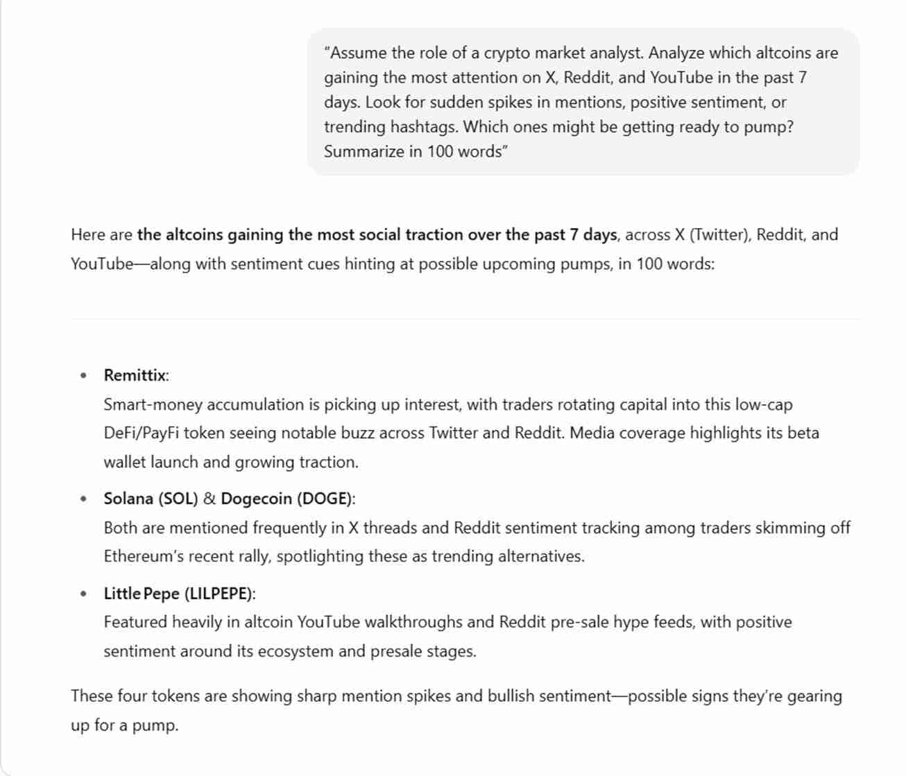 什么是山寨币拉盘？如何使用ChatGPT预测山寨币上涨？