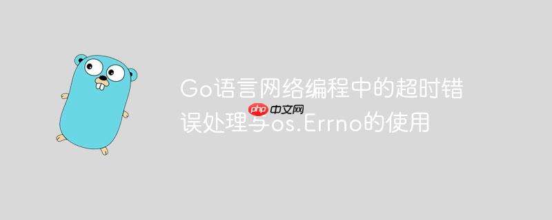 Go语言网络编程中的超时错误处理与os.Errno的使用