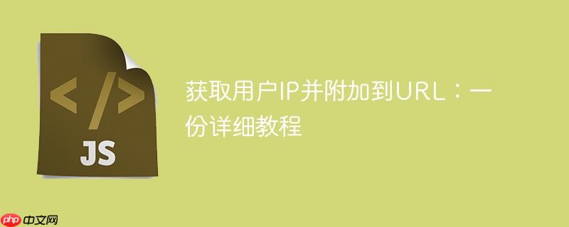 获取用户IP并附加到URL：一份详细教程