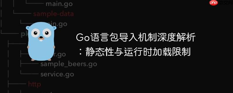 Go语言包导入机制深度解析：静态性与运行时加载限制