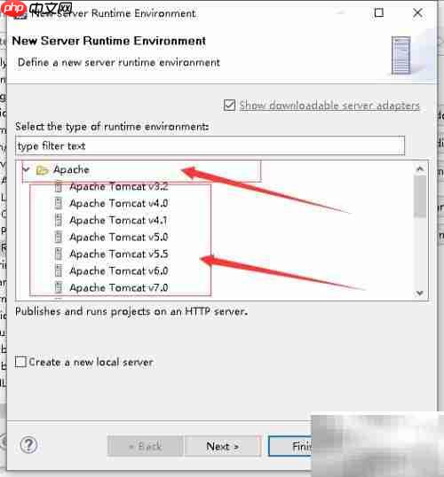 Eclipse中启动Tomcat教程