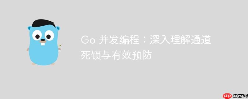 Go 并发编程：深入理解通道死锁与有效预防