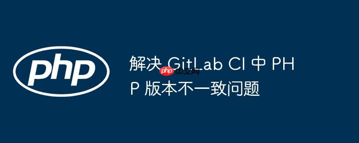 解决 gitlab ci 中 php 版本不一致问题