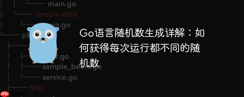 Go语言随机数生成详解：如何获得每次运行都不同的随机数