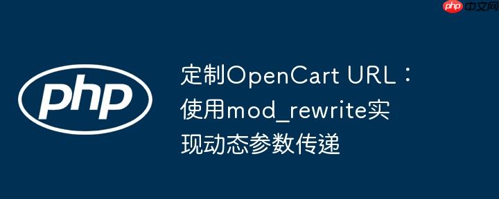 定制OpenCart URL：使用mod_rewrite实现动态参数传递