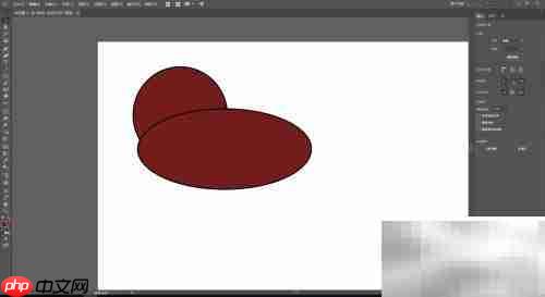 Illustrator绘制月亮图形