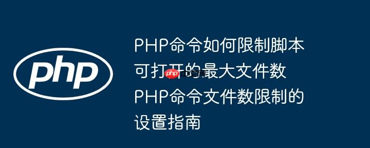 php命令如何限制脚本可打开的最大文件数 php命令文件数限制的设置指南