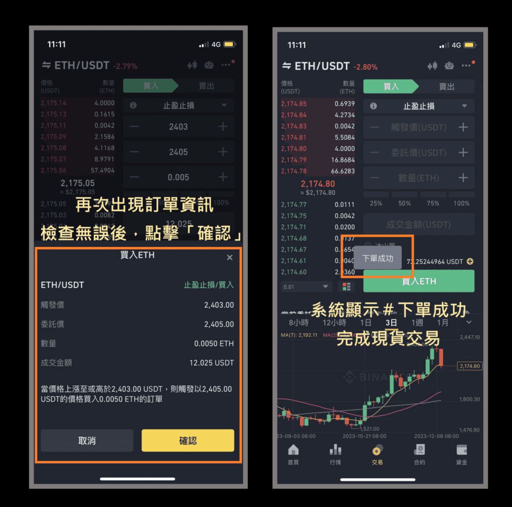 币安怎么设置止盈止损单-币安以太坊止盈止损单图文教学 - 创想鸟