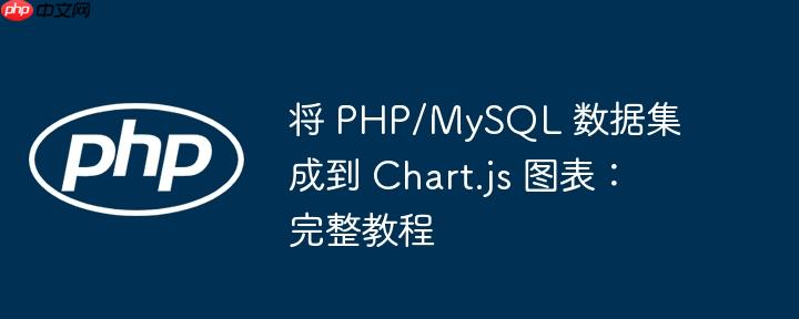 将 PHP/MySQL 数据集成到 Chart.js 图表：完整教程