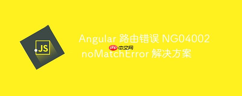 Angular 路由错误 NG04002 noMatchError 解决方案