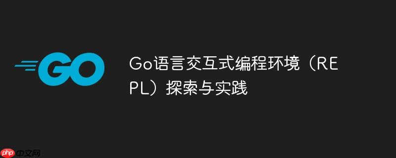 go语言交互式编程环境（repl）探索与实践
