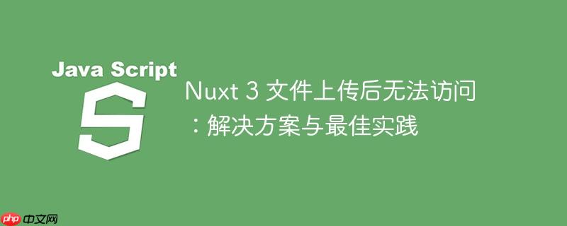 Nuxt 3 文件上传后无法访问：解决方案与最佳实践