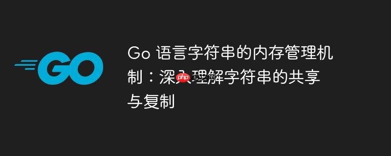 Go 语言字符串的内存管理机制：深入理解字符串的共享与复制