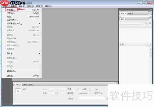 Flash CS5绘制黄色长方形