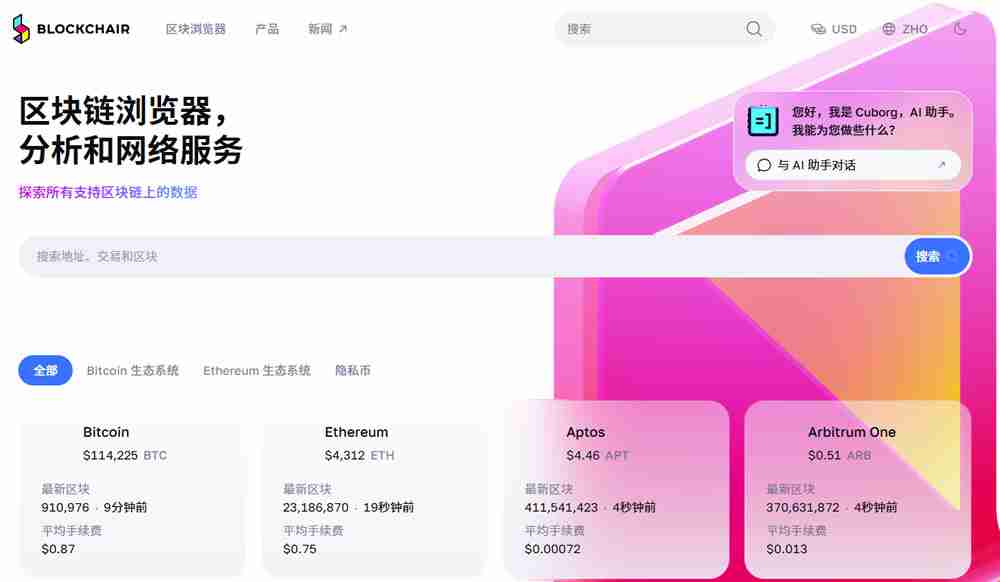 免费的加密货币链上数据查询网址有哪些？
