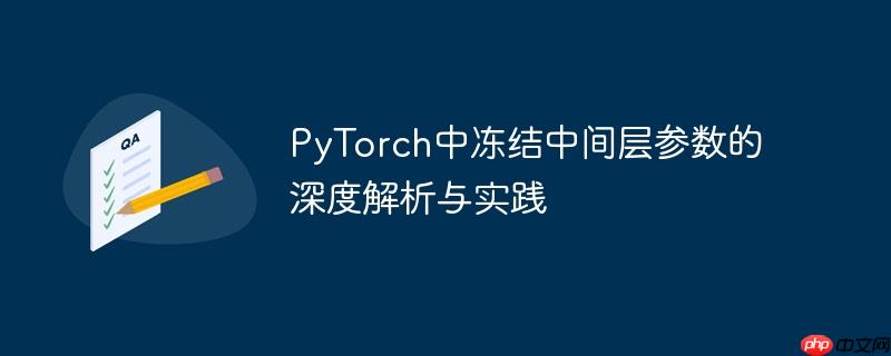 PyTorch中冻结中间层参数的深度解析与实践