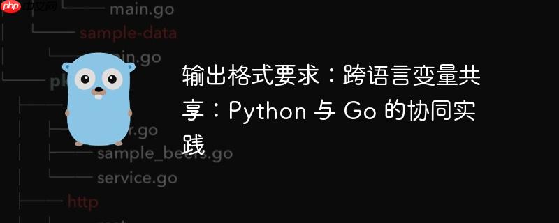 输出格式要求：跨语言变量共享：Python 与 Go 的协同实践