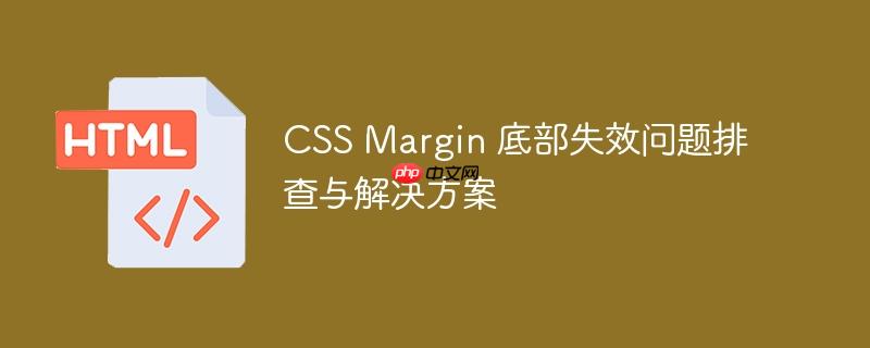CSS Margin 底部失效问题排查与解决方案