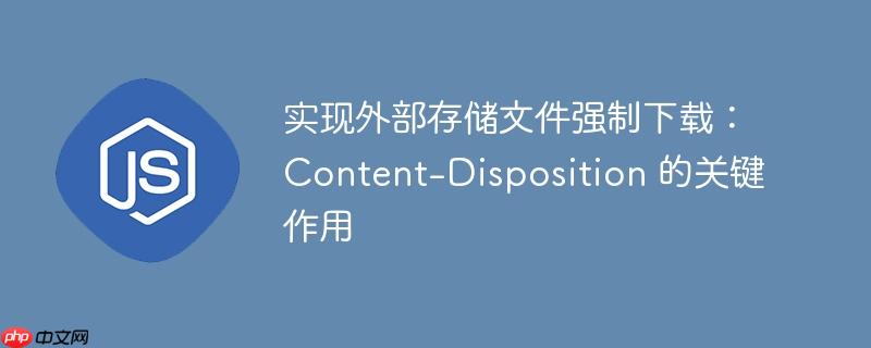 实现外部存储文件强制下载：Content-Disposition 的关键作用