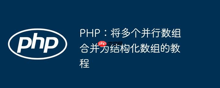 PHP：将多个并行数组合并为结构化数组的教程