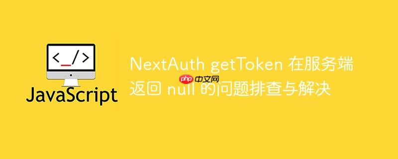 NextAuth getToken 在服务端返回 null 的问题排查与解决