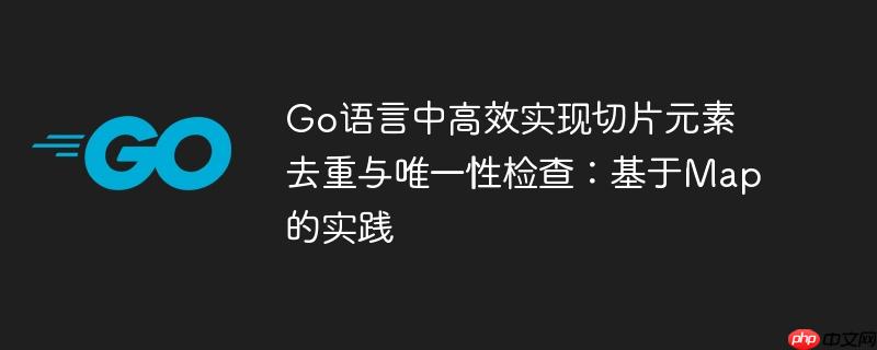 Go语言中高效实现切片元素去重与唯一性检查：基于Map的实践