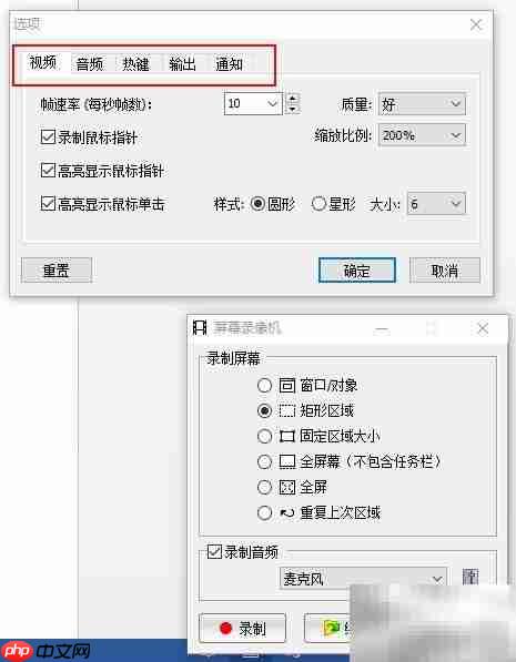 FastStone录屏技巧