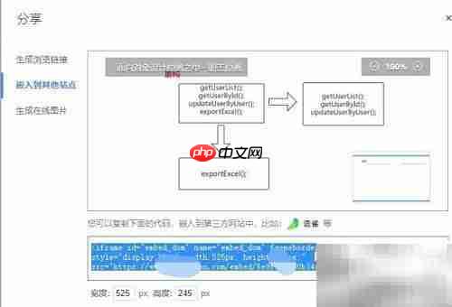 分享流程供他人浏览