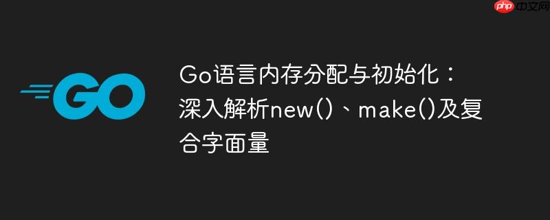 Go语言内存分配与初始化：深入解析new()、make()及复合字面量
