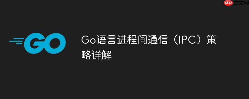 Go语言进程间通信（IPC）策略详解