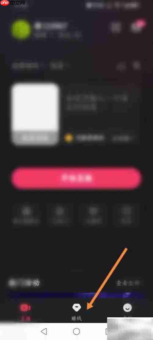 快手直播伴侣如何开启推广