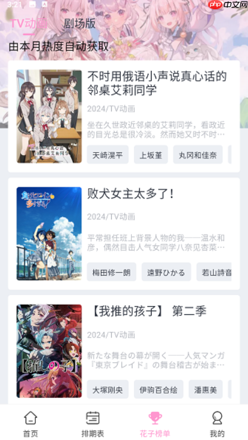 花子动漫最新剧集免费观看 花子动漫网页高清免费入口