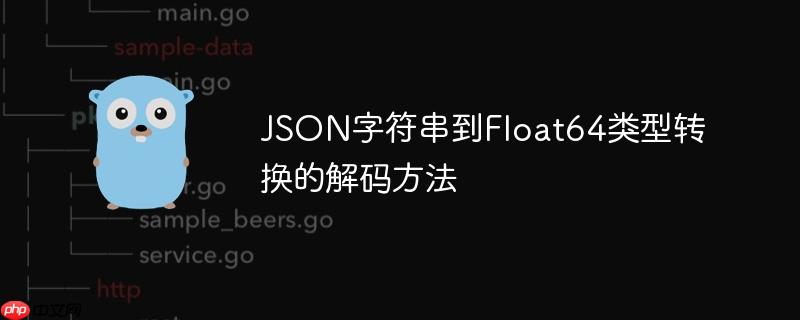 JSON字符串到Float64类型转换的解码方法