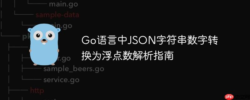 Go语言中JSON字符串数字转换为浮点数解析指南