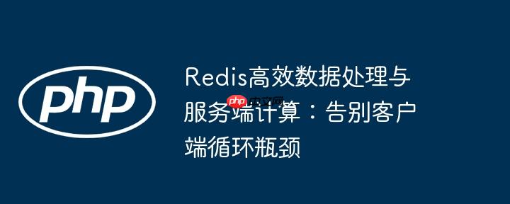 Redis高效数据处理与服务端计算：告别客户端循环瓶颈