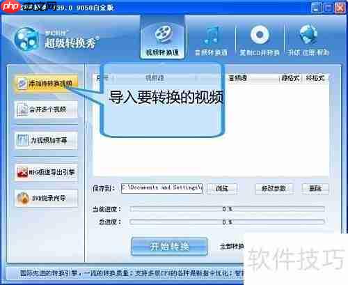 AVI转F4V：快速转换方法